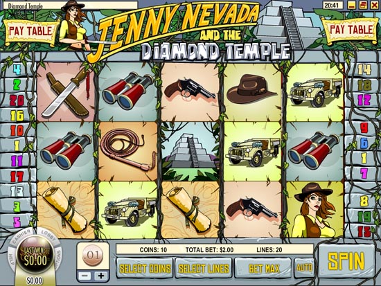 jenny nevada and the diamond temple slot