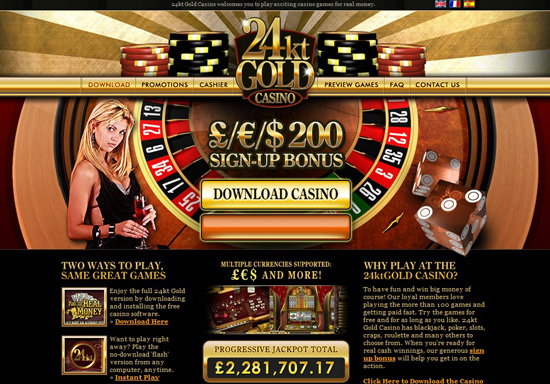 24kt gold casino